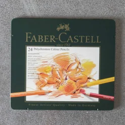 1938 FABER CASTEL Boîte de 24 crayons Polychromos