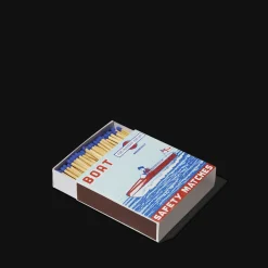 590 FINE MATCH BOX Boîte de 150 grandes allumettes - Bâteau