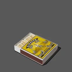 590 FINE MATCH BOX Boîte de 150 grandes allumettes - Girafe