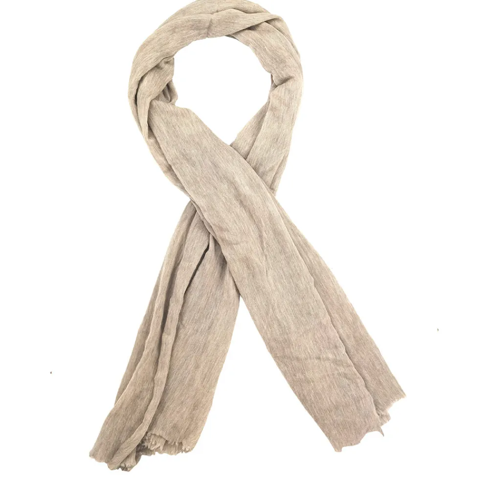 Women BOTTO GIUSEPPE - Écharpe en cahemire - Beige