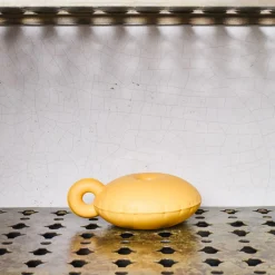 2191 HOME STUDYO Bougeoir Candy - Jaune