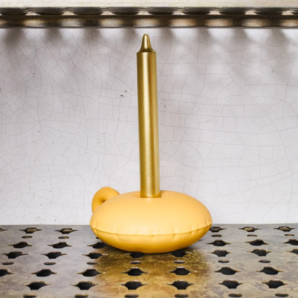 2191 HOME STUDYO Bougeoir Candy - Jaune