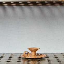 1771 ITALO OTTINETTI Bougeoir en aluminium - Doré