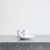 244 FASANO Bougeoir en céramique - Blanc