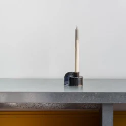 2992 MAISON MERE Bougeoir en grès émaillé Saito