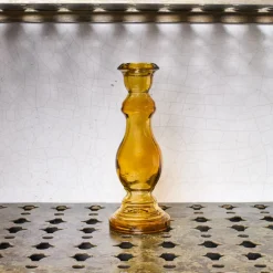 1952 VIDRIOS SAN MIGUEL Bougeoir en verre recyclé - Gold - Noviembre