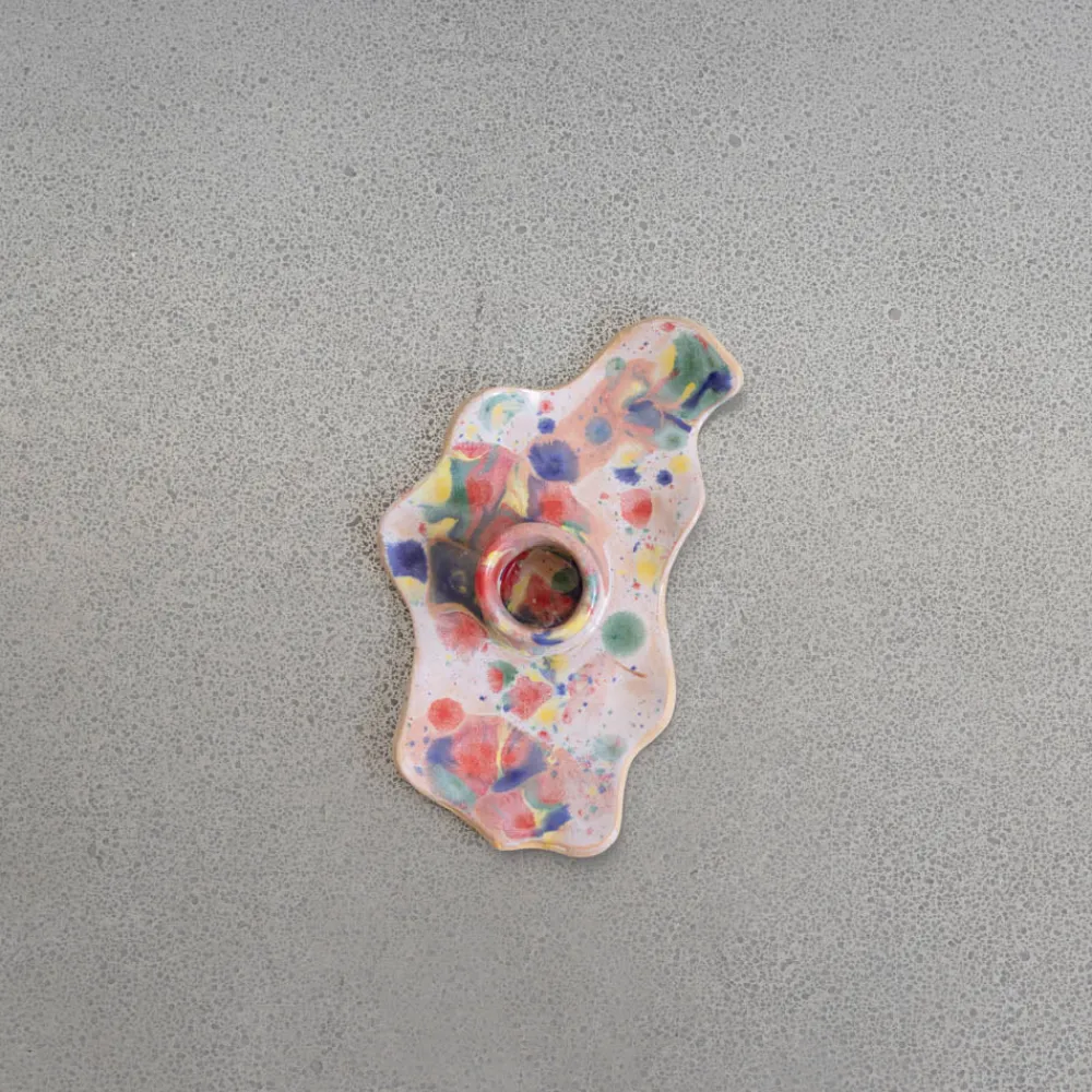 1479 HARLIE BROWN STUDIO Bougeoir multicolore