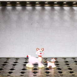 2219 OLGA GOOSE Bougie - Pink Cats