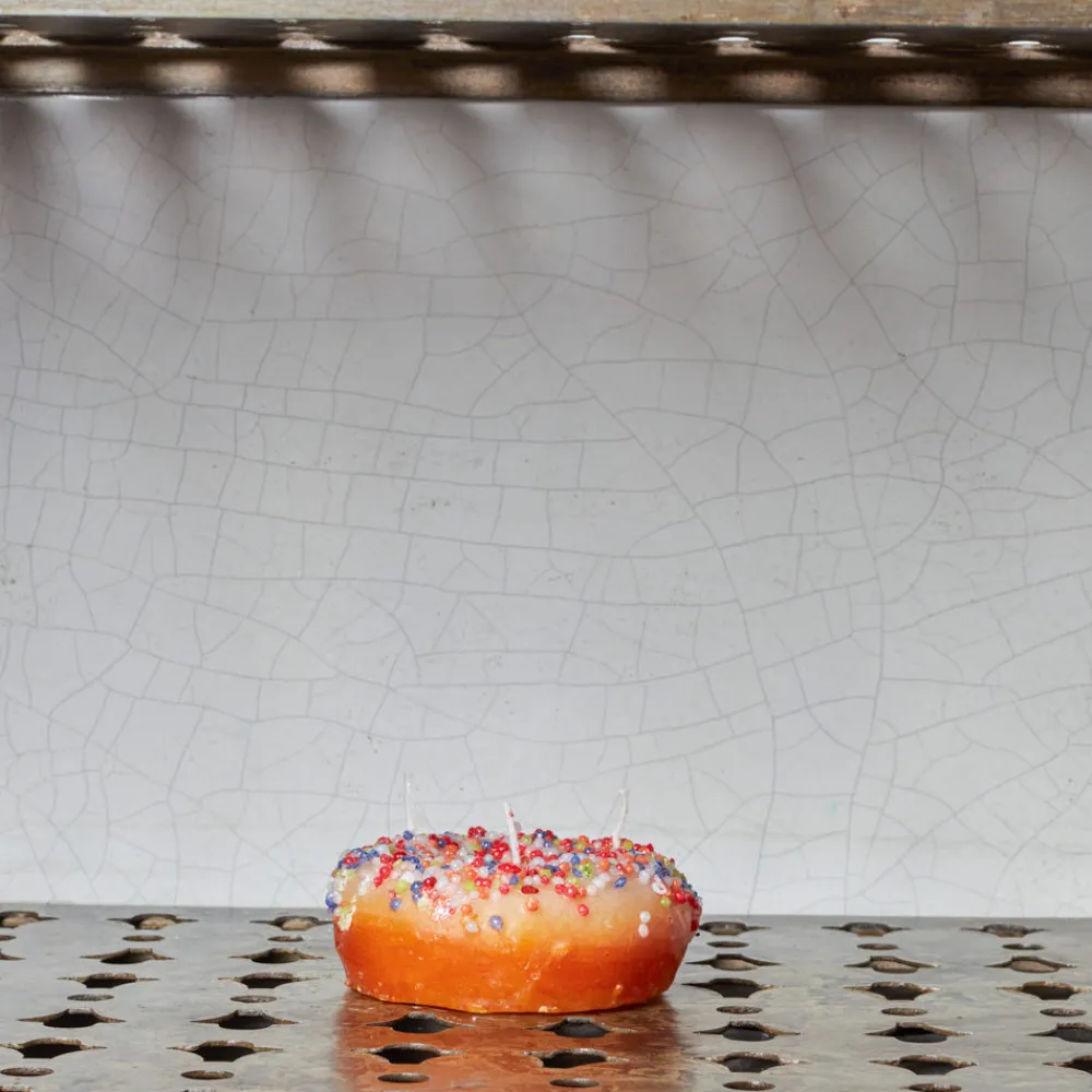 1352 CERERIA INTRONA SRL Bougie Donut - Multicolore