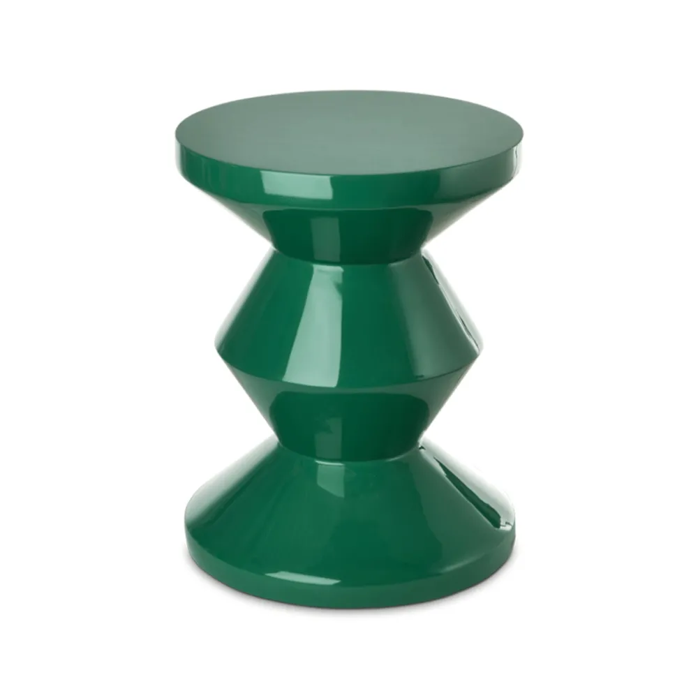 216 POLS POTTEN Bout de canapé Zig Zag - Vert