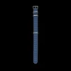 Women MERCI Bracelet de montre NATO en nylon - Bleu