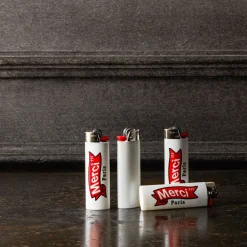 1799 MARKM LASER Briquet Fanion - Rouge - Merci