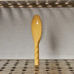 1664 LA BONNE BROSSE Brosse à cheveux N.04 LA MIRACLE - Démêlante & Massante - Jaune