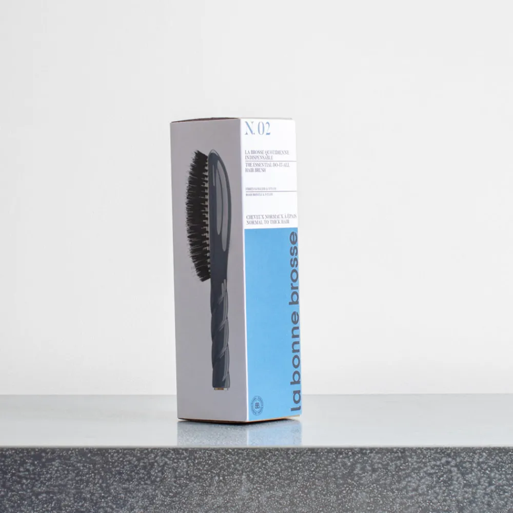 1664 LA BONNE BROSSE Brosse à cheveux N.02 L'INDISPENSABLE - Soin & Démêlage - Bleu