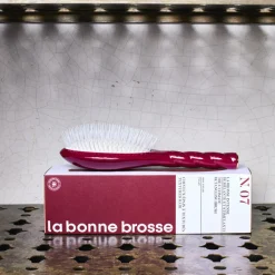 1664 LA BONNE BROSSE Brosse à cheveux N.07 L'INTENSE - Démelante & Stimulante - Rouge Cerise