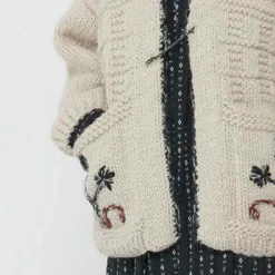 Women Bsbee - Gilet Kimono Fleur - Beige