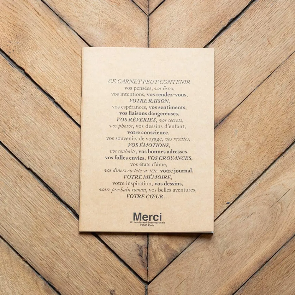 960 MARKS KAMOI Cahier Merci - Kraft