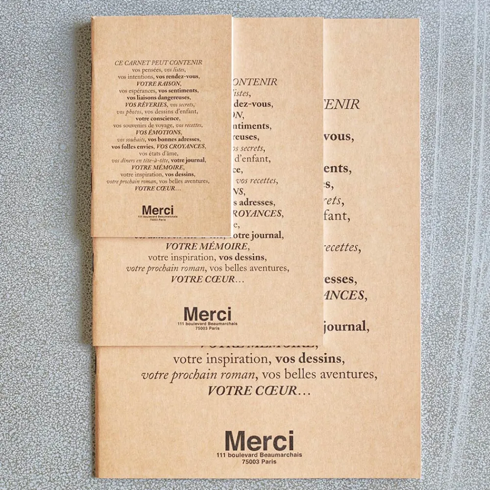 960 MARKS KAMOI Cahier Merci - Kraft