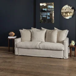 MERCI Canapé convertible 3 places - Gris Digoin -