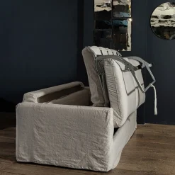 MERCI Canapé convertible 3 places - Gris Digoin -