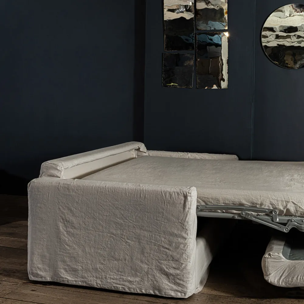 MERCI Canapé convertible 3 places - Gris Digoin -