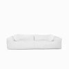 2959 BED AND PHILOSOPHY Canapé Slow Family 4 places - Lin Blanc - Bed&Philosophy