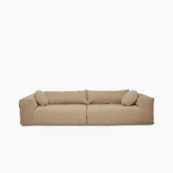 2959 BED AND PHILOSOPHY Canapé Slow Family 4 places - Lin Naturel - Bed&Philosophy