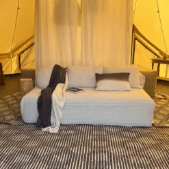 2959 BED AND PHILOSOPHY Canapé Urban Convertible 3 places - Blanc Craie - Bed&Philosophy