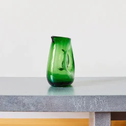 216 POLS POTTEN Carafe en verre soufflé - Vert