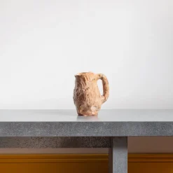 2026 TR CUITE Carafe façonnée à la main - Marron & Rose