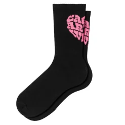 Women CARHARTT WIP - Chaussettes Heartbreaker - Noir