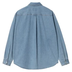 CARHARTT WIP - Chemise Lucas - Blue Bleached