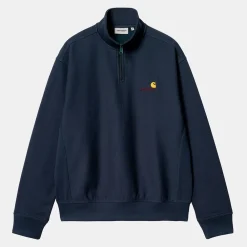 Carhartt WIP - Pull Zip - Bleu
