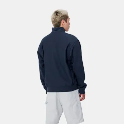 Carhartt WIP - Pull Zip - Bleu