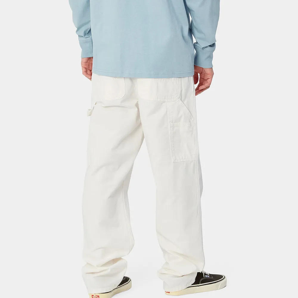 Carhartt Wip - Single Knee Pant - Blanc