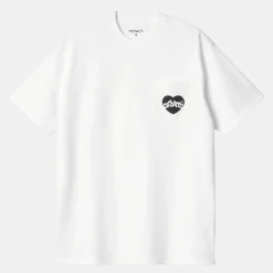 Carhartt WIP - T-Shirt Amour - Blanc
