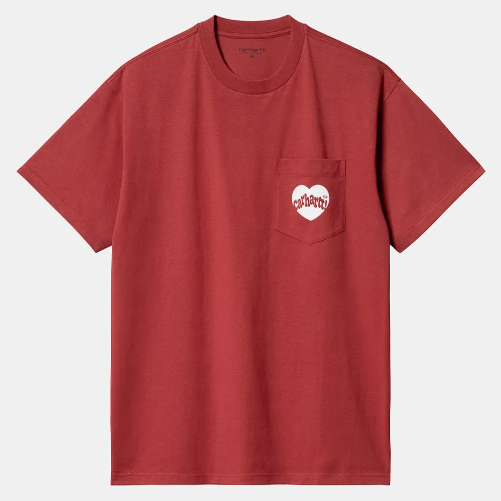Carhartt WIP - T-Shirt Amour - Rouge