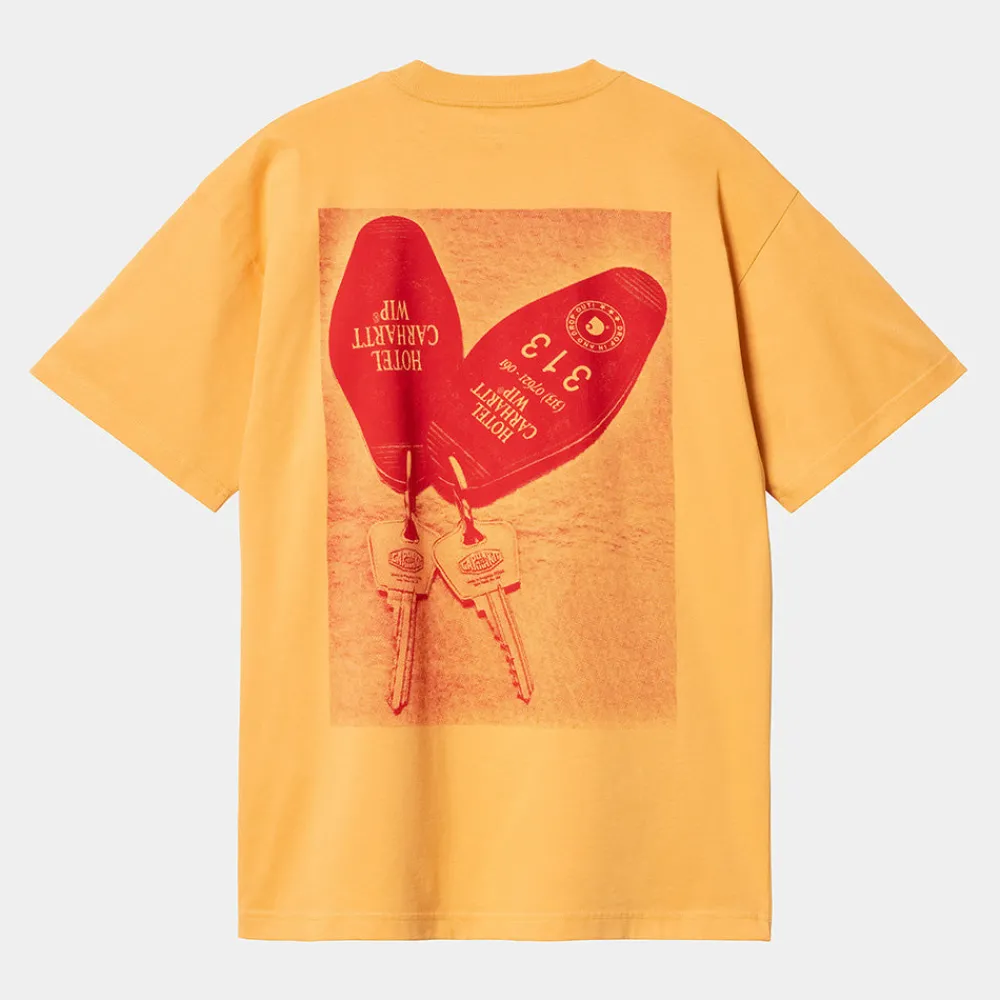 Carhartt WIP - T-Shirt Hotel Keys - Jaune