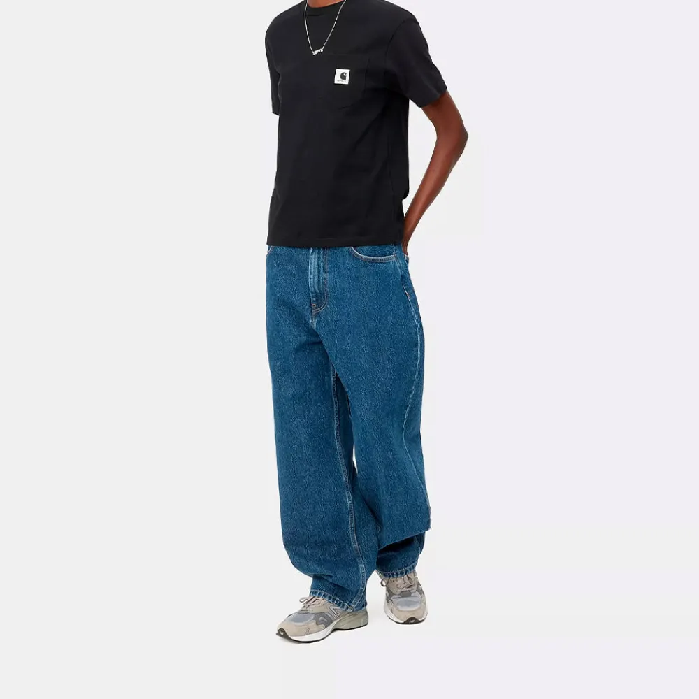 Women Carhartt WIP - T-Shirt Pocket - Noir