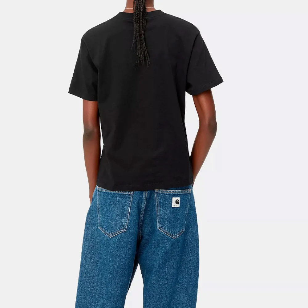 Women Carhartt WIP - T-Shirt Pocket - Noir