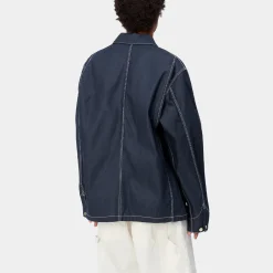 Women Carhartt Wip - Veste OG Chore - Bleu