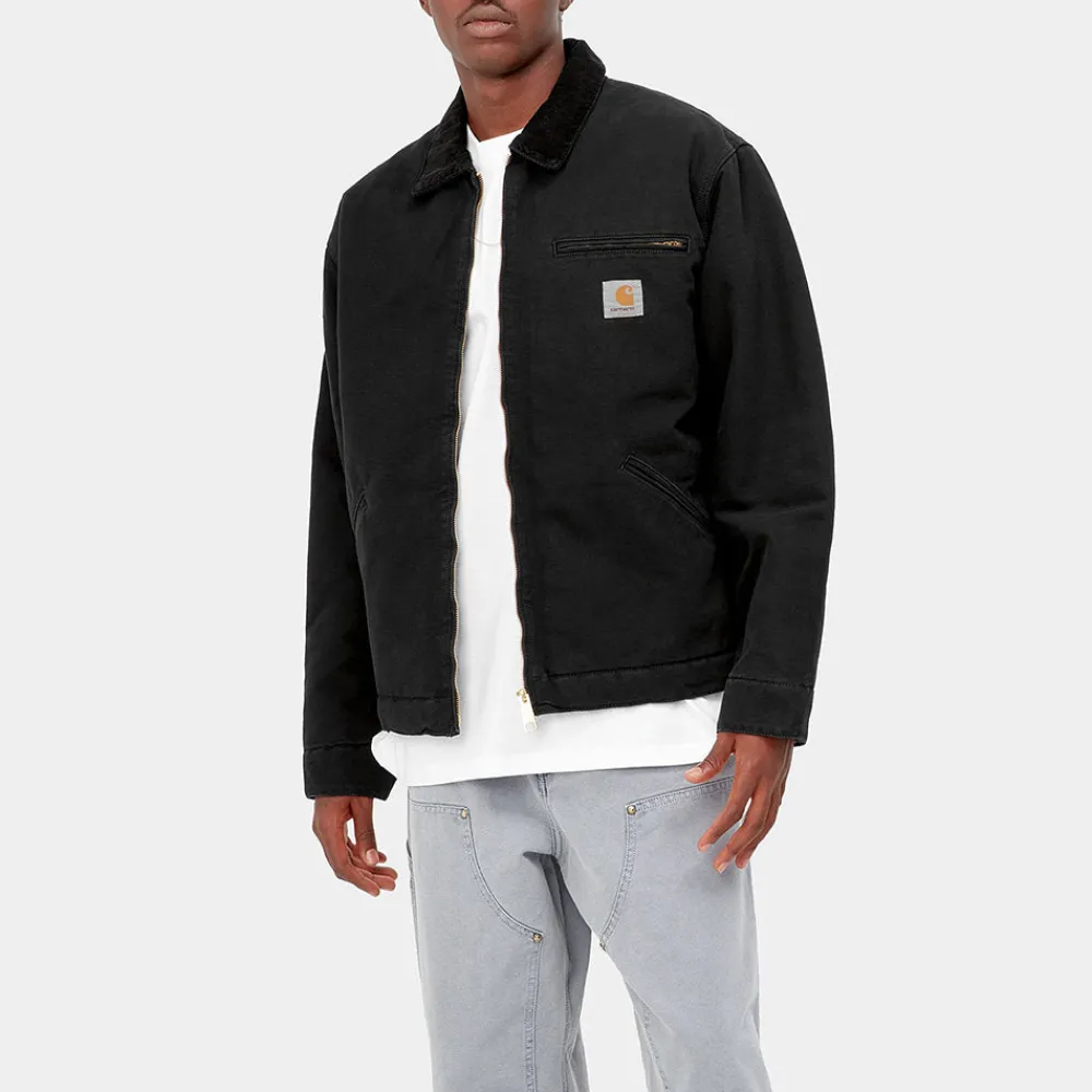 Carhartt WIP - Veste OG Detroit - Noir Aged