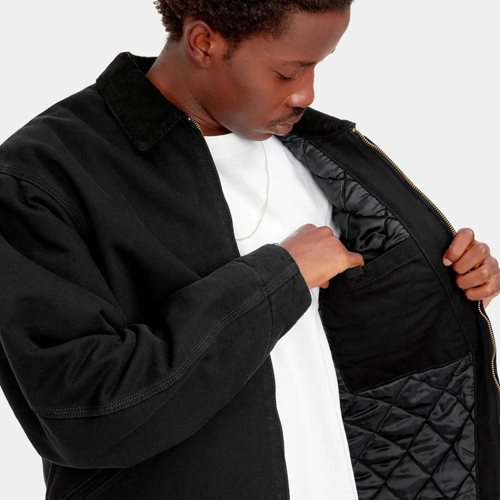 Carhartt WIP - Veste OG Detroit - Noir Aged