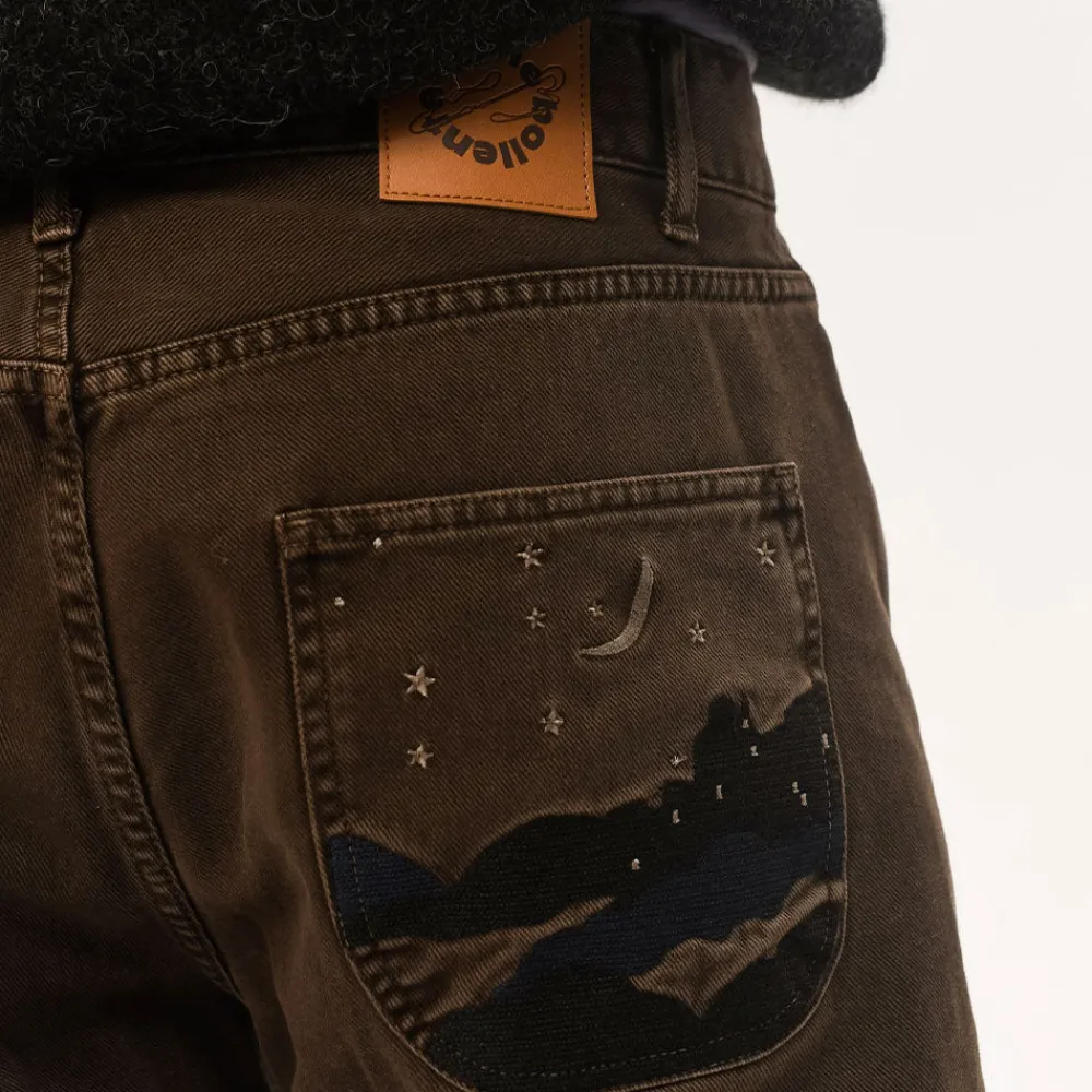CARNE BOLLENTE - Pantalon Under the Moon - Marron