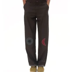 CARNE BOLLENTE - Pantalon Night and Day - Marron