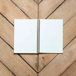 1407 IMPRIMERIE DU MARAIS Carnet A5 à spirale - Kraft & Vert