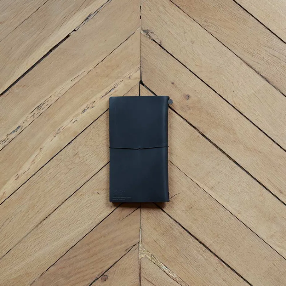 426 DESIGNPHIL Carnet de voyage en cuir - Noir