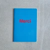 2962 BRANDBOOK Carnet Merci - Bleu Marin et Rouge