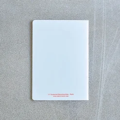 2962 BRANDBOOK Carnet Merci - Bleu Zénith et Corail