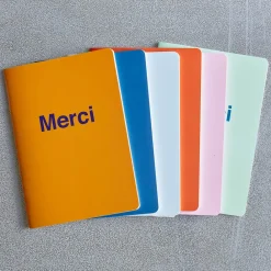 2962 BRANDBOOK Carnet Merci - Bleu Zénith et Corail